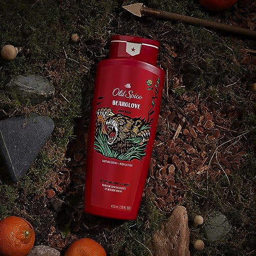 Old Spice Body Wash for Men, 3X Defense, 24/7 Shower Fresh with Long Lasting Lather, Bearglove Scent, 24 fl oz (Pack of 4) - Image 2