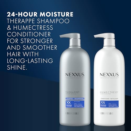 Nexxus Shampoo and Conditioner Therappe Humectress 2 Count for Dry Hair Silicone-Free, Moisturizing Caviar Complex and Elastin Protein 33.8 oz - Image 5