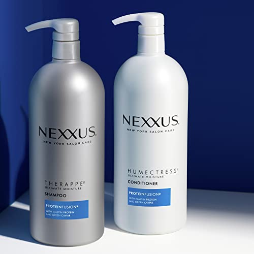 Nexxus Shampoo and Conditioner Therappe Humectress 2 Count for Dry Hair Silicone-Free, Moisturizing Caviar Complex and Elastin Protein 33.8 oz - Image 6