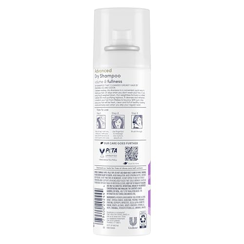 Dove Dry Shampoo Volume & Fullness 2 Count for Oily Hair for Refreshed Hair 5 oz - Image 2