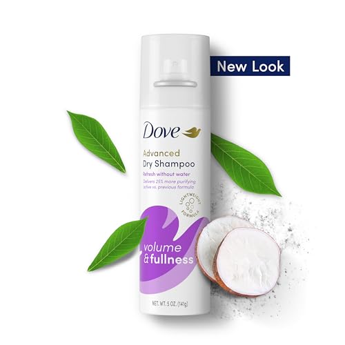 Dove Dry Shampoo Volume & Fullness 2 Count for Oily Hair for Refreshed Hair 5 oz - Image 4