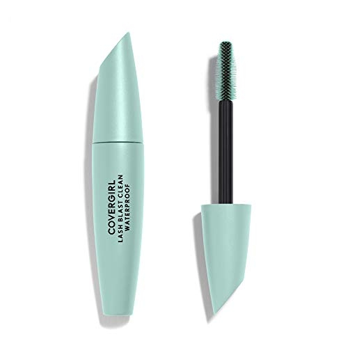 CoverGirl Lash Blast Clean Volume Waterproof Mascara, Vegan Formula, Volumizing, Smudge-Proof, Cruelty Free, Very Black, 1 Count