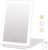 FUNTOUCH Rechargeable Travel Makeup Mirror with 72 Led Lights, Portable Lighted Beauty Mirror, 3 Color Lighting, Dimmable Touch Screen, Tabletop LED Folding Cosmetic Vanity Mirror