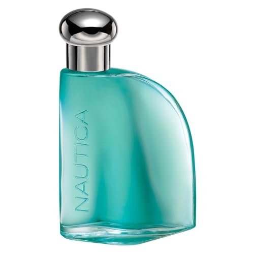 NAUTICA Classic Eau de Toilette for Men – Citrusy and Earthy Scent – Aromatic Notes of Bergamot, Jasmine, and Musk – Great for Everyday Wear – 3.4 Fl Oz