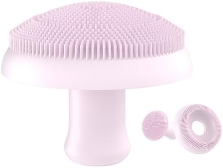 Super Soft Face Scrubber, Gentle Silicone Face Scrubber Exfoliator for Cleansing and Massage, Facial Wash Exfoliating Brush for Men and Women Cleaning Blackhead Acne Pore (Purple)