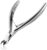 FERYES Cuticle Clipper Professional Manicure and Pedicure Cuticle Remover Tools, Medical Grade Stainless Steel Cutial Cutter, 6mm Jaw- 1 Piece (Silver)