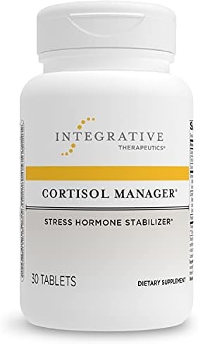 Integrative Therapeutics – Cortisol Manager – Supplement with Ashwagandha and L-Theanine – Supports Relaxation & Calm* – 30 Tablets