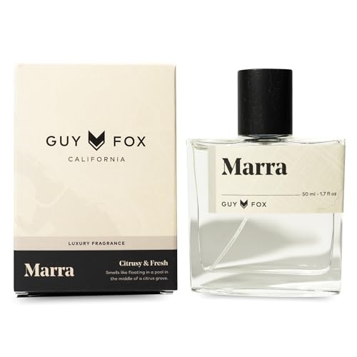 GUY FOX – Marra – Cologne For Men | Bergamot, Pepper & Rosemary | Fresh, Citrus Men’s Cologne | Men’s Fragrance | 1.7 Fl Oz