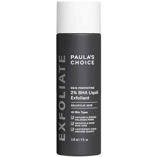 Paula’s Choice SKIN PERFECTING 2% BHA Liquid Salicylic Acid Exfoliant-Facial Exfoliant for Blackheads, Enlarged Pores, Wrinkles & Fine Lines