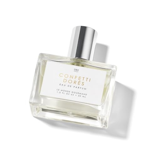 Le Monde Gourmand Confetti Dorés Eau de Parfum- 1 fl oz (30ml) – Birthday Cake, Vanilla, Rose Perfume Notes
