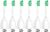 Aoremon Replacement Toothbrush Heads for Philips Sonicare E-Series Essence HX7022/66 and other Screw-on Electric Toothbrush Model, 6 Pack