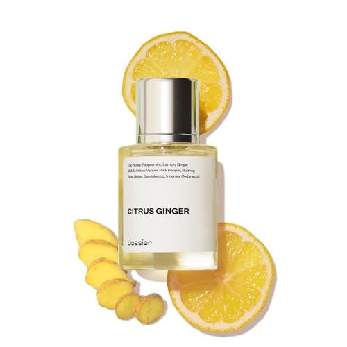 Dossier – Citrus Ginger – Eau de Parfum – Inspired By Bleu De Cha nel Fragrance – Perfume Luxury – Pure Infused – For Men – Fragrance 1,7 Fl 0z (50ml)