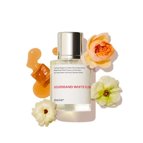Dossier – Gourmand White Flowers – Eau de Parfum – Inspired by Viktor&Rolf’s Flowerbomb – Perfume Luxury – Pure Infused – Paraben-Free – Vegan – For Women – Fragrance 1.7 Fl oz (Spray 50ml)