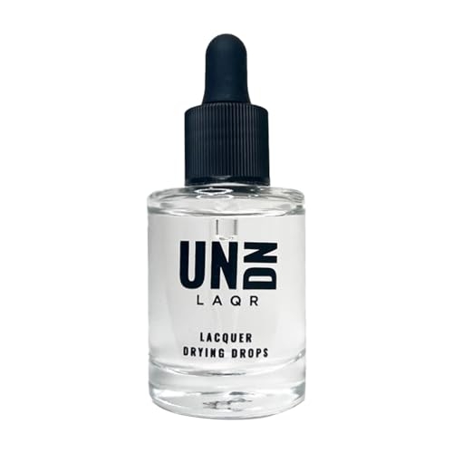 Quick Dry Drops – Speed Up Dry Time for Nail Polish – Smudge Prevention – Easy Apply Clear Nail Polish Quick-Dry Solution and Nail Care – 0.5 oz