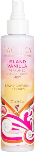 Pacifica Beauty Island Vanilla Hair & Body Mist, Functional Fragrance Spray For A Mood-Lifting Experience, Paraben-Free, Vegan & Cruelty-Free