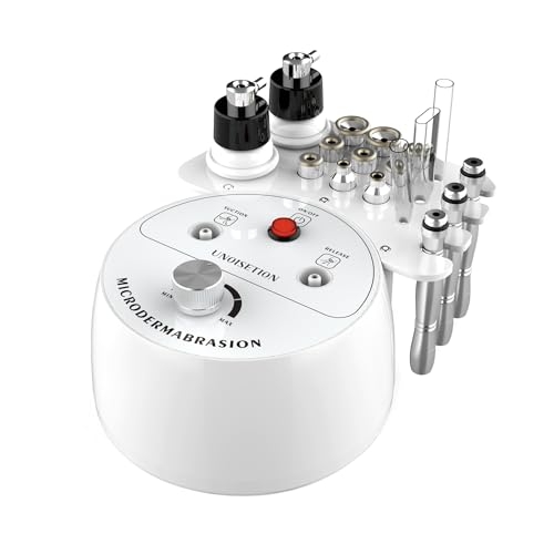 Diamond Microdermabrasion Machine Professional, 3 in 1 Demabrasion Facial Peeling Skin Care Device for Salon Personal Home Use