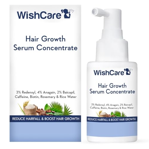 Hair Growth Serum Concentrate – Rosemary, 3% Redensyl, 4% Anagain, 2% Baicapil, Caffeine, Biotin, Plant Keratin & Rice Water