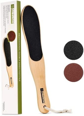 Professional Spa Quality Foot Rasp/Callus Remover Double Sided Wood Foot File for Pedicure and Foot Care – Can Be Used On Both Wet and Dry Feet Achieve Smooth, Silky Feet