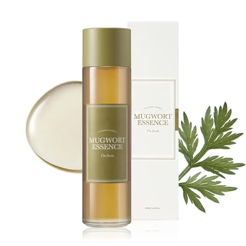 [I’m From] Mugwort Essence 5.4 Fl Oz | 100% Vegan Mugwort Extract – Soothe Sensitive and Irritated Skin, Redness Relief, Refreshing, Korean Hydrating toner | All Skin Types, PETA approved