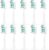Toothbrush Replacement Heads for Philips Sonicare ProtectiveClean DailyClean Electric Toothbrush Head 1 2 Series Plaque Control Gum 4100 5100 C1 C2 G2 Snap-on, 10 Pack