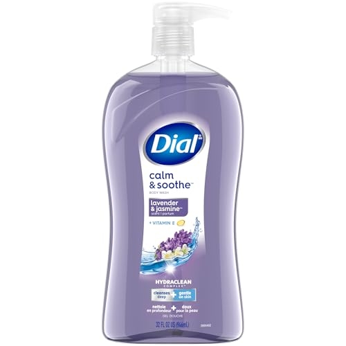 Dial Body Wash, Calm & Soothe Lavender & Jasmine Scent, 32 fl oz