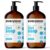 Everyone 3-in-1 Soap, Body Wash, Bubble Bath, Shampoo, 32 Ounce (Pack of 2), Unscented, Coconut Cleanser with Plant Extracts and Pure Essential Oils
