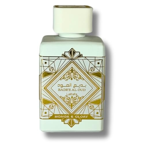 Lattafa Bade’e Al Oud Honor & Glory for Unisex Eau de Parfum Spray, 3.4 Ounce / 100 Ml