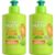 Garnier Fructis Sleek & Shine Leave-In Conditioning Cream for Frizzy, Dry Hair, Plant Keratin + Argan Oil, 10.2 Fl Oz, 2 Count (Packaging May Vary)