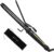 Lanvier 1 Inch Extra Long Hair Curling Iron with Ceramic Tourmaline Barrel, Professional Hair Curler up to 450°F with Dual Voltage for Worldwild Use, Hair Waving Style Tool for Girls&Women–Black