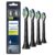 Philips Sonicare Genuine W DiamondClean Toothbrush Heads, 4 Brush Heads, Black, HX6064/95