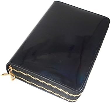 216 Slots Stamping Plate Holder Case Rainbow Laser Design Nail Stamping Plate Organizer Round Square Rectangular Nail Art Stamp Template Organizer 1pcs Empty Nail Art Plate Case Bag (black -216 Slots)