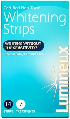 Lumineux Teeth Whitening Strips 7 Treatments – Enamel Safe – Whitening Without The Sensitivity – Dentist Formulated & Certified Non-Toxic