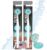Tung Plastic Tongue Scraper with Protective Caps, Tongue Brush, Tongue Cleaner for Adults, Scrubber, Plastic, Fight Bad Breath and Halitosis | Tongue Scraper Cleaner, Made in America, 2-Pack w/Cap