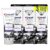 Crest 3D White Whitening Therapy Charcoal Deep Clean Fluoride Toothpaste, Invigorating Mint, 3.5 Ounce, Pack of 3