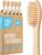 Bamboo Toothbrushes 10 Pack – BPA Free Soft Bristles Toothbrushes for Adults, Eco-Friendly, Biodegradable & Compostable Natural Wooden Toothbrush