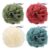 4 Pack Bath Sponge, Bath Shower Loofahs Mesh Pouf Sponge Body Scrubber Exfoliator Scrubber – 50g/Piece