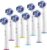 Replacement Brush Heads Compatible with OralB Braun- Pack of 8 Professional Electric Toothbrush Heads- Precision Refills for Oral-b 7000, Clean, Oral B Pro 1000, 9600, 500, 3000, 8000, Vitality Plus!