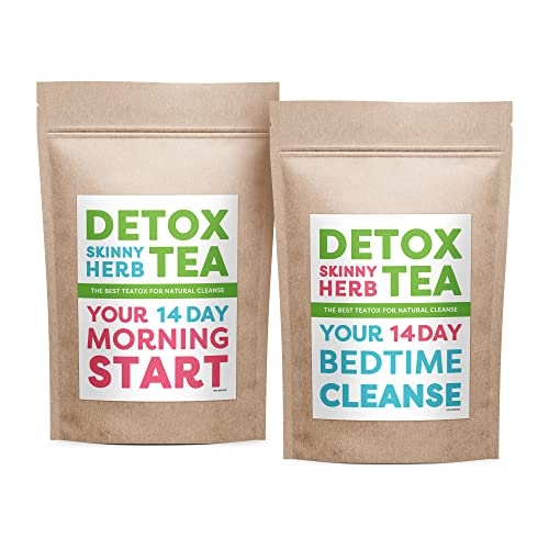 14 Day Teatox: Detox Skinny Herb Tea – Effective Detox Tea – Helps with Bloating and Constipation – Supports Body Cleanse – 100% NATURAL