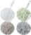 AmazerBath Loofah Sponge 75g/Piece, Exfoliating Bath Sponge Body Scrubber – Loofa Set of 4 Neutral Colors (Large)