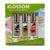 Blossom Roll on Rollerball Perfume Oil with Natural Ingredients + Essential Oils, Infused with Real Flowers, Made in USA, 0.3 fl oz./9ml, 3 pack Mini Gift Set, Hibiscus/Honey Jasmine/Rose