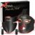 Red Light Therapy for Face Set, Led Mask Light Therapy for Face & Neck, Near-infrared Light 850nm and Red Light 630nm, 5 Gears Energy Adjustment, Black