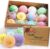 Bath Bombs Gift Set 2.8 OZ*12 PCS Organic Natural Essential Oils, Relax and Moisturize Skin, BOENFU Luxury Spa Bomb Gifts for Girl, Mom, Kids, Wife, Birthday,Valentine’s Day, Anniversary